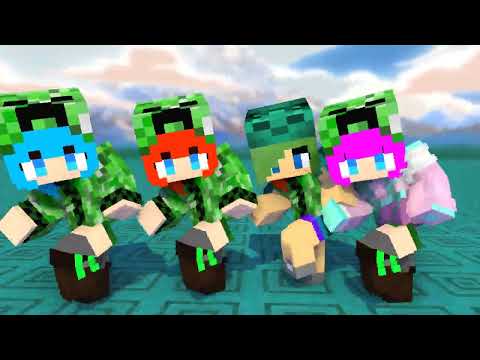 MONSTER SCHOOL :SKIRRI CREEPER SISTERS CUTTIEST - MINECRAFT ANIMATION