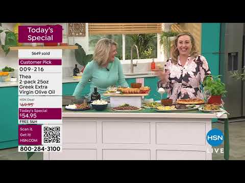 HSN | Kitchen Customer Favorites - Thea Olive Oil 04.22.2025 - 02 PM