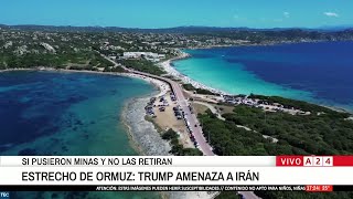 🔴 TRUMP AMENAZA A IRÁN POR "MINAS" EN EL ESTRECHO DE ORMUZ