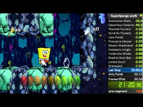 SpongeBob SquarePants: SuperSponge any% speedrun in 28:33