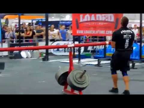 Scott Hipwell conans wheel- Brisbane fitness expo 2015