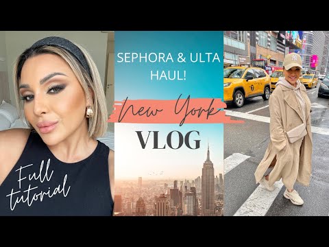 NEW YORK MAKEUP VLOG & SHOP WITH ME | NINA UBHI