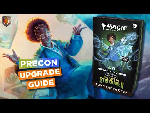 “Quandrix Unlimited” Precon Upgrade | Secrets of Strixhaven | The Command Zone 737 | MTG EDH Magic