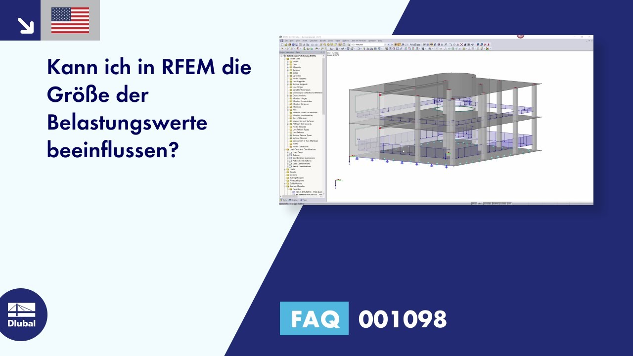 [EN] FAQ 001098 | Kann ich in RFEM die Größe der Belastungswerte beeinflussen?