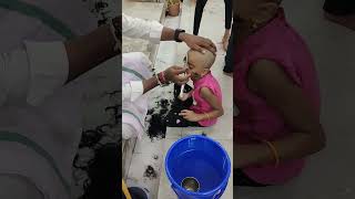 Download lagu Tirumala Tonsure | Srivari Kalyana katta | #Shorts #shortvideo #shortsfeed #tonsure #tirumala mp3