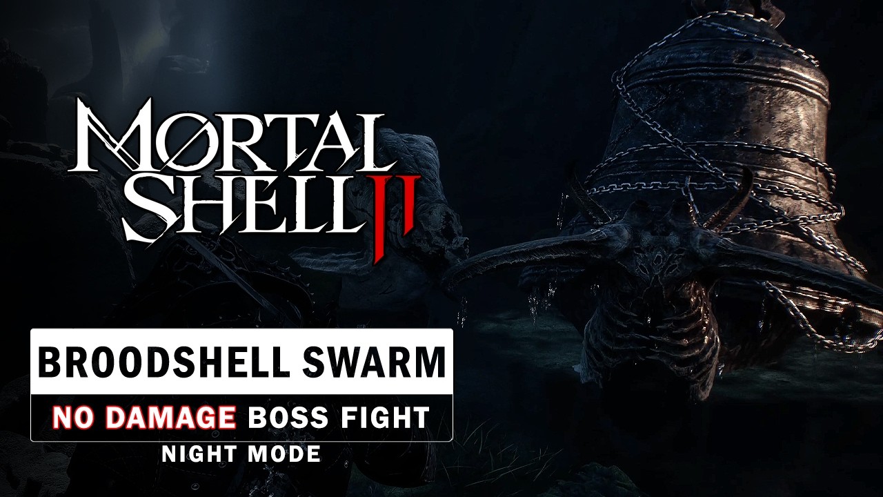 Mortal Shell 2 - Broodshell Swarm Boss Fight (No Damage / Night Mode)