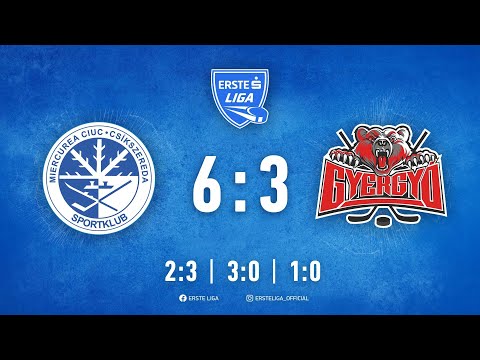 Gólösszefoglaló - EL 72 - Sport Club Csíkszereda - Gyergyói Hoki Klub 6-3 20231119