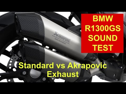 Bmw GS R 1300 Exhaust Vrs Akrapovič £925 option is it worth it no ! Jekill & Hyde exhaust systems