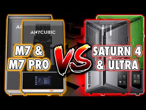 Anycubic M7 vs M7 Pro vs Saturn 4 vs Saturn 4 Ultra - Better Late then Never