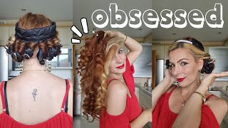 Octopus Heatless Curls // How to get tighter curls using overnight heatless curls