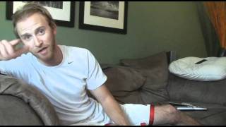 DT, aka the Creepy Old White Rapper, has some trouble getting out one of his verses. Cameo by Barry the Dog.