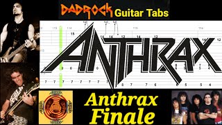 Finale - Anthrax - Guitar + Bass TABS Lesson