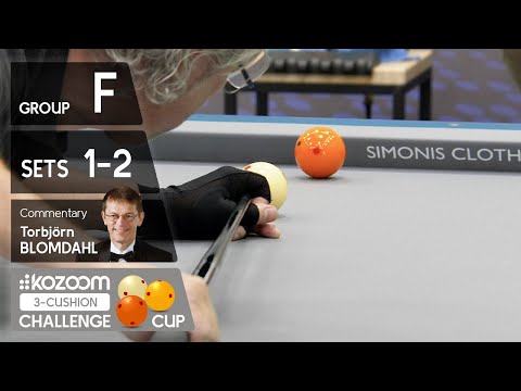3-CUSHION Kozoom Challenge Cup - Group F - Sets 1&2