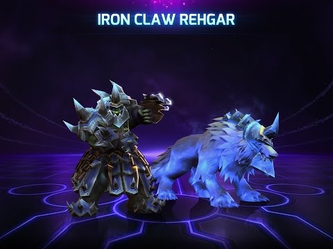 -New Hero- Rehgar - Character Quotes & Ultimates - Heroes of the Storm!