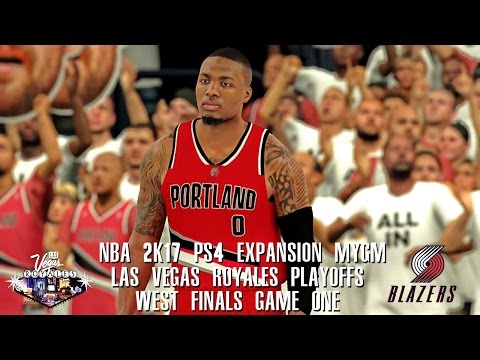 NBA 2K17 PS4 Las Vegas Expansion MYGM Playoffs WCFG1 - ROAD TO THE CHAMPIONSHIP!!! (EP.34)