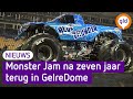 Brullende motoren en gigantische vierwielers tijden Monster Jam in Gelredome