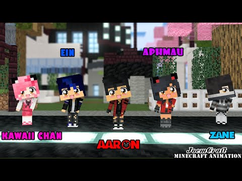 ULTIMA APHMAU , AARON , ZANE , KC & EIN | CHICKEN WINGS MEME | SPECTRE DANCE - Minecraft Animation