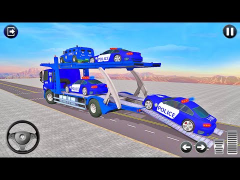 Grand Police Transport Truck: Big Police Vehicles Truck Transport Simulator - Android GamePlay 3D
