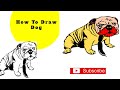How To Draw A Dog Learn To Draw BullDog