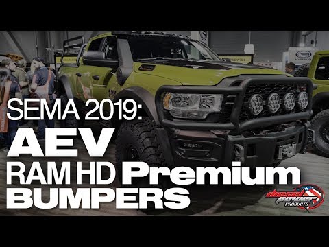 SEMA 2019 | American Expedition Vehicles New RAM HD Bumpers