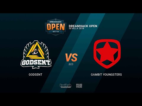 GODSENT vs Gambit Youngsters - DH Open Sevilla 2019 - map3 - de_dust2 [TheCraggy & MintGod]