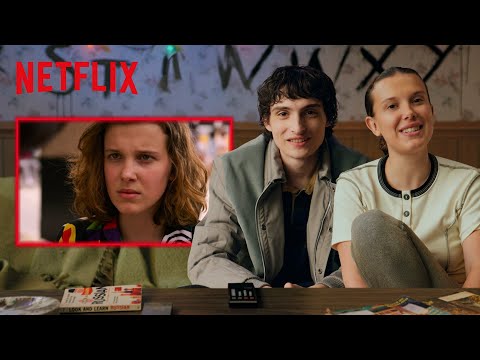 The Stranger Things Cast Rewatch the Moment Eleven Dumps Mike | Stranger Things | Netflix