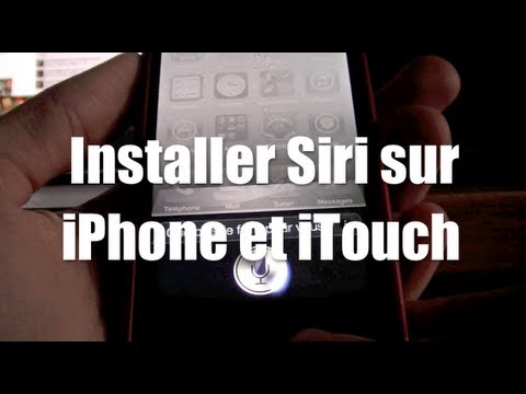 comment installer siri sur iphone 4