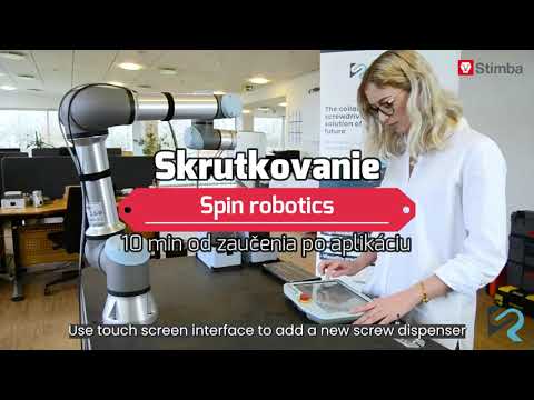 Skrutkovanie so Spin robotics | 10 min od zaučenia po aplikáciu