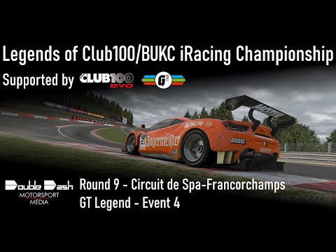 2021 Legends of Club100 / BUKC iRacing Championship - Round 9 - Circuit de Spa-Francorchamps