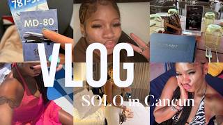 I Can't Believe I went to Cancun, Mexico BY MYSELFFFFF | Beach Club + Night Life + Party Boat, Etc.
