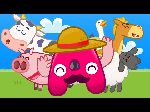 Alphabet A had a farm E-I-E-I-O! Nursery Rhymes & kids songs