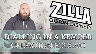 Video thumbnail for How to dial in the Kemper for the Celestion F12-X200 FRFR speaker. by Zilla Cabs