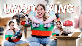 literally the most exciting unboxing EVER lol!!! I ordered ROLLER SKATES AHHH!!!!