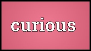 Curious Meaning