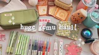 🍊aesthetic stationery + household items haul ✨ ft. temu