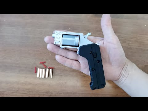 Mini Switch Gun Cal 22 WMR Toy Review 2023 - Folding Pocket Revolver