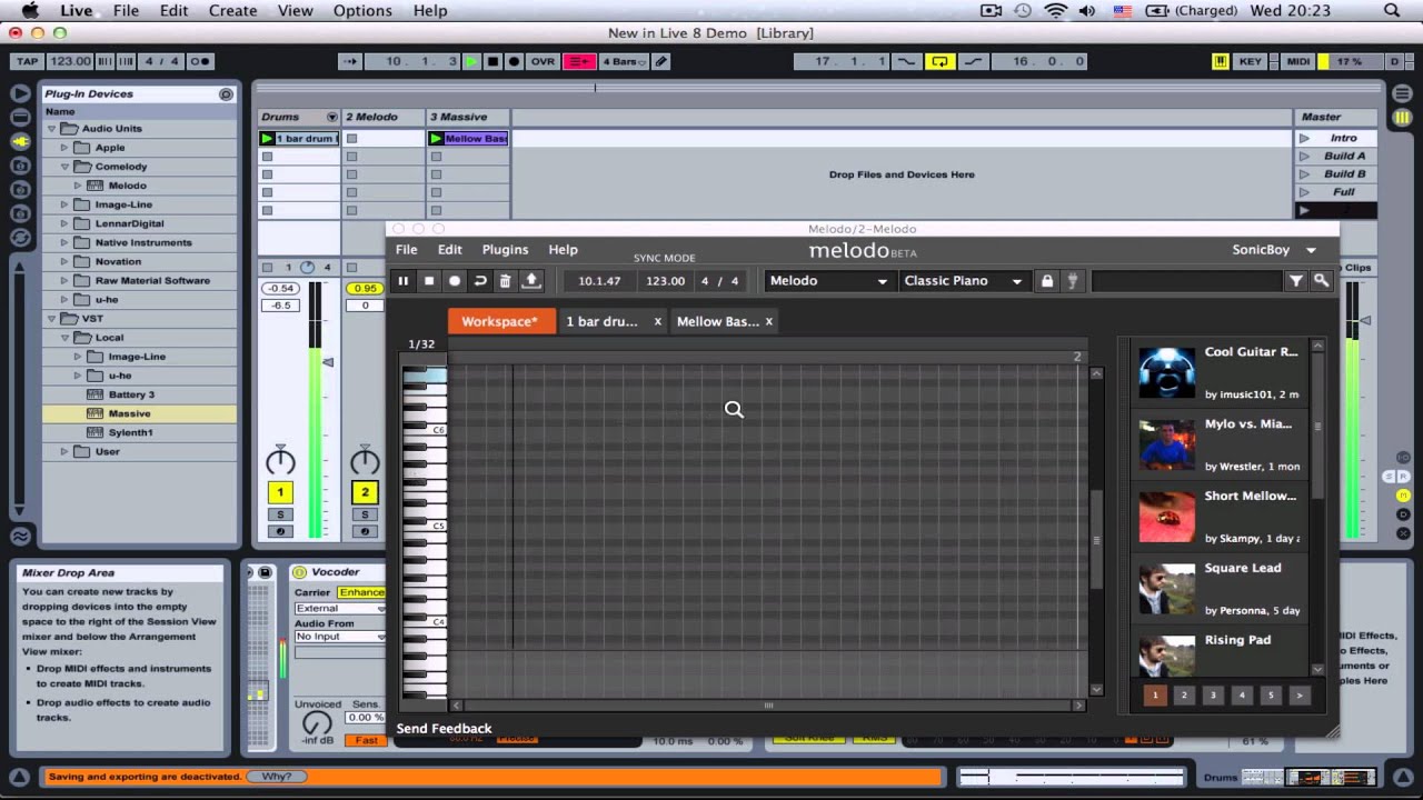 Melodo with Ableton Live - YouTube