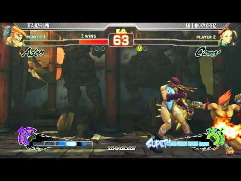EX-Factor 1.2 (SSFIV:AE 2012 Losers Finals) - TFA.RZR|LPN (Adon) vs. EG|Ricky Ortiz (Cammy)