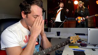 Guitar Teacher REACTS: Justin Timberlake &amp; Chris Stapleton &quot;Tennessee Whiskey / Drink You Away&quot; LIVE