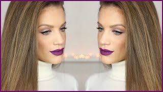 Matte Bold Lips & Sharp Contour │Karin Dragos