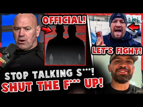Dana White ABSOLUTELY SNAPS! BIG MAIN EVENT ANNOUNCED! Conor McGregor vs Mauricio Ruffy!?