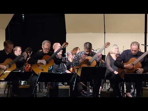 Iowa Guitar Quartet/DMCO - Joaquin Rodrigo - "Adagio" from Concerto Andaluz