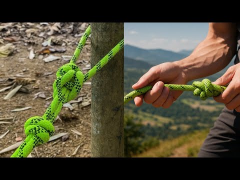 So binden Sie einen Kletterknoten an Ihren Klettergurt | Sichere Technik