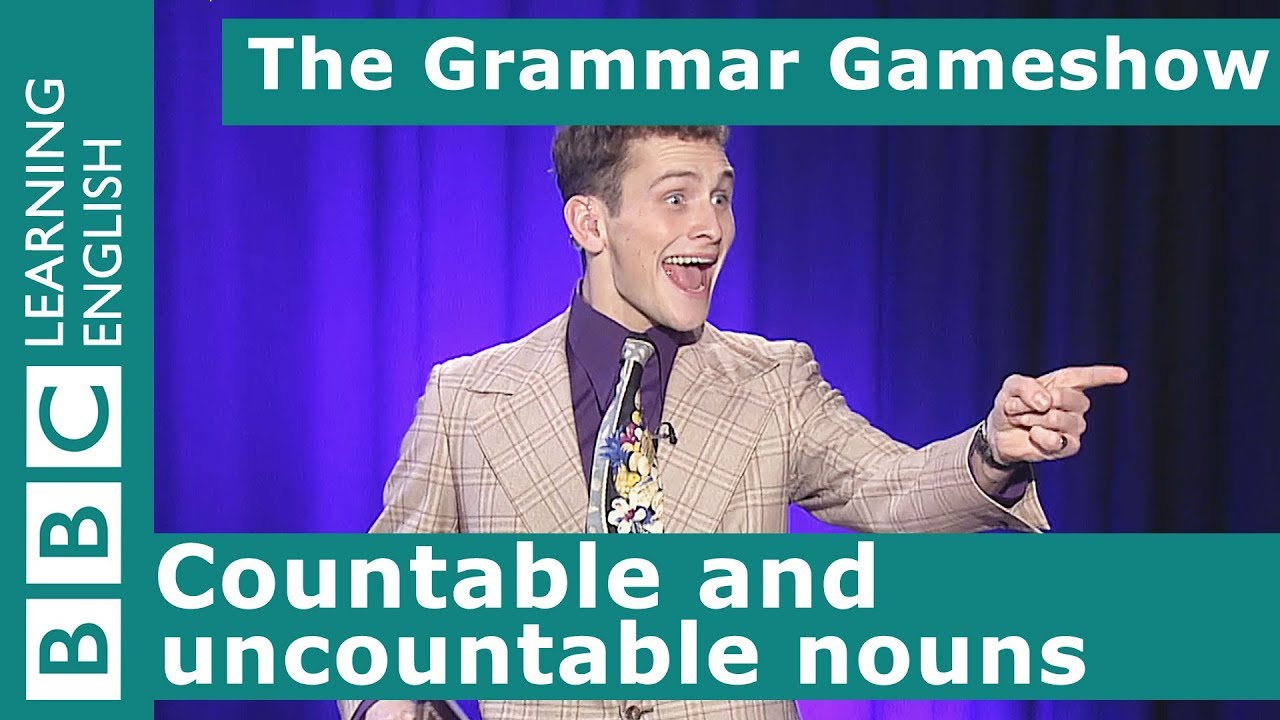 Countable and uncountable nouns: The Grammar Gameshow Episode 27