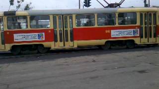 preview picture of video 'Реконструкция скоростного трамвая 24.05.2012 16:00'