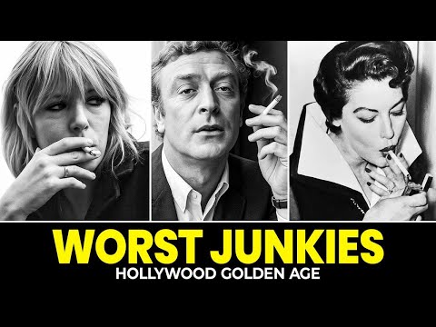 15 Worst JUNKIES In Hollywood Golden Age
