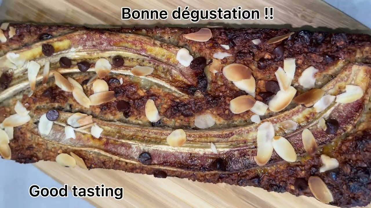 Banana bread : sans farine , sans sucre , gâteau ultra bon et sain ‼️#healthy #bananabread #ramadan