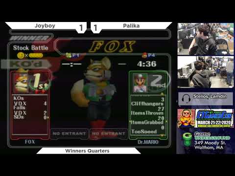 Mass Madness 32 SSBM - Joyboy (Fox) vs. Palika (Dr. Mario) - Melee WQF