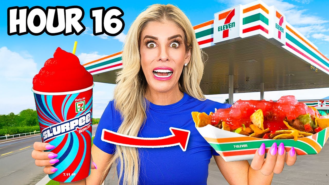 Eating Only  7-11 Food Hacks for 24 Hours