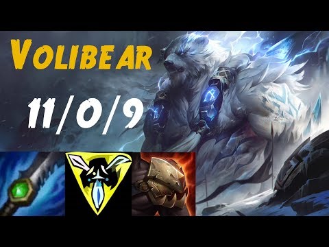 Volibear vs Shaco (JUNGLE) | KDA 11/0/9 Challenger, Patch 10.12